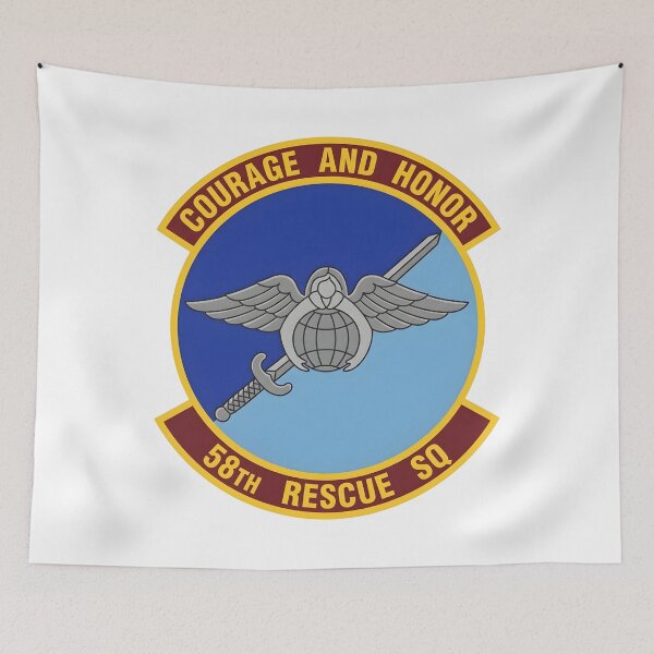 Item preview, USAF 58th Rescue Squadron (58th RQS) Emblem Patch    designed and sold by CharlieDesings.