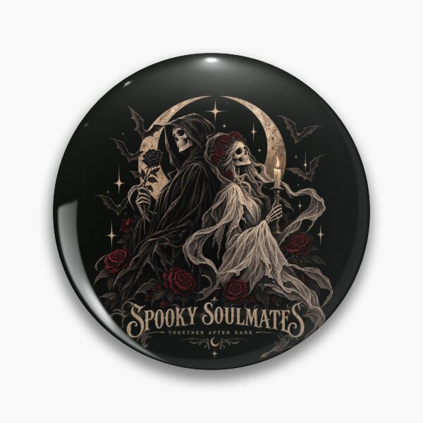 Item preview, Spooky Soulmates Gothic Halloween designed and sold by CHI STUDIO.