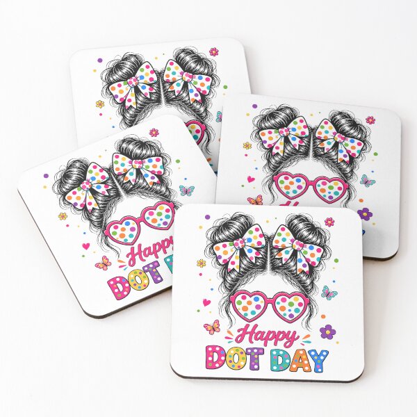 Artikelvorschau, Fröhlichen Punktetag! Buntes Mädchen mit Polka-Dot-Dutt. entworfen und verkauft von ImeldaSparks.