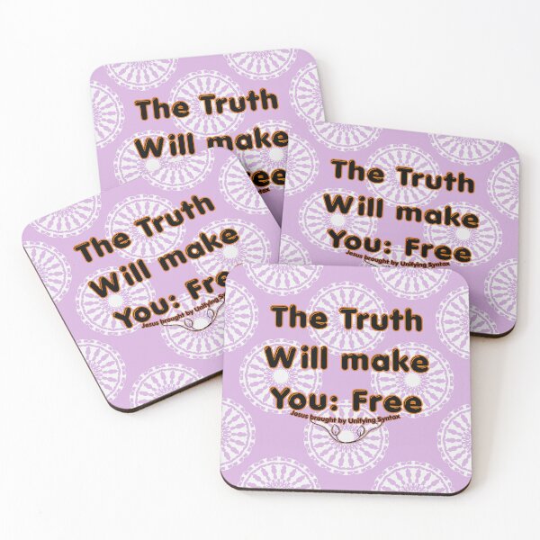Item preview, The Truth will Make You Free - Inspiring Motivational Minimalism Products designed and sold by UnifyingSyntax.