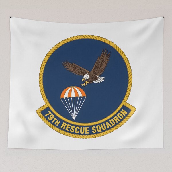 Item preview, USAF 79th Rescue Squadron (79th RQS) Emblem Patch designed and sold by CharlieDesings.