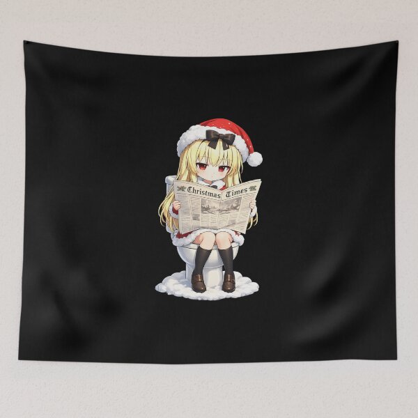 Item preview, Yue Arifureta Christmas Times Newspaper Humor designed and sold by SolenneAzur.