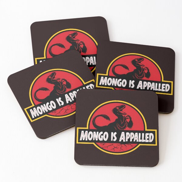 Item preview, MONGO ESTÁ CONTESTADO Humor con emblemas de dinosaurios designed and sold by drawfreak.