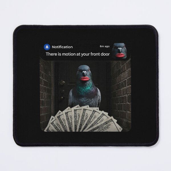 Item preview, Funny Pigeon Motion At Your Front Door Meme designed and sold by khdmalakarak.