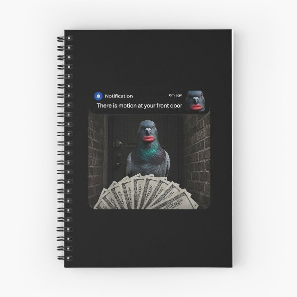 Item preview, Funny Pigeon Motion At Your Front Door Meme designed and sold by khdmalakarak.