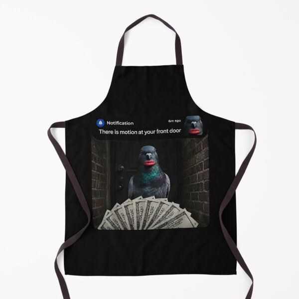 Item preview, Funny Pigeon Motion At Your Front Door Meme designed and sold by khdmalakarak.