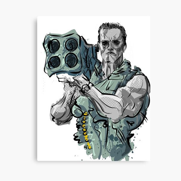 Arnold Schwarzenegger in Commando – idyllic canvas print – Photowall