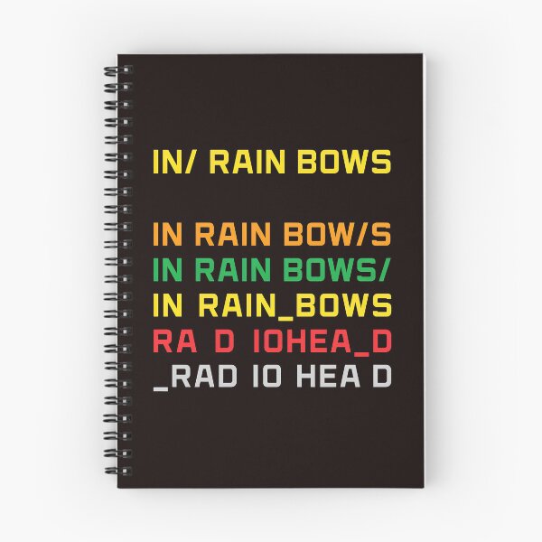 Item preview, IN RAIN BOWS RAD IO HEAD Typography Art designed and sold by MouDesignArt.