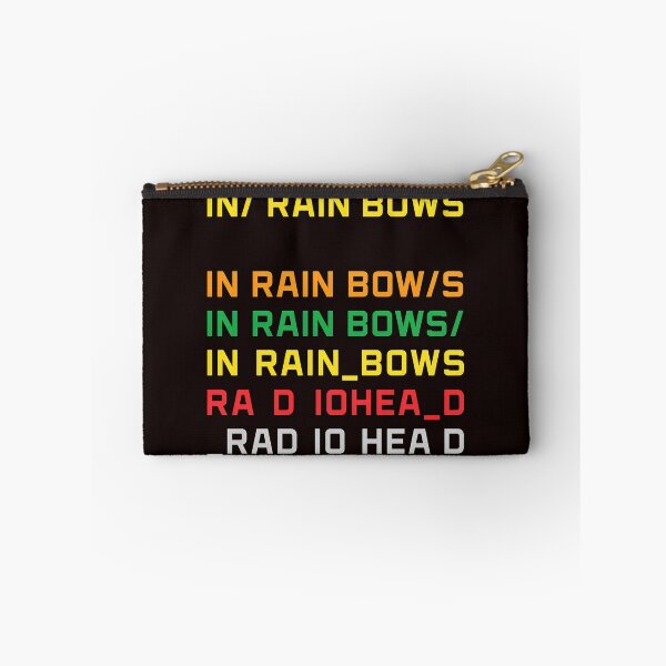 Item preview, IN RAIN BOWS RAD IO HEAD Typography Art designed and sold by MouDesignArt.