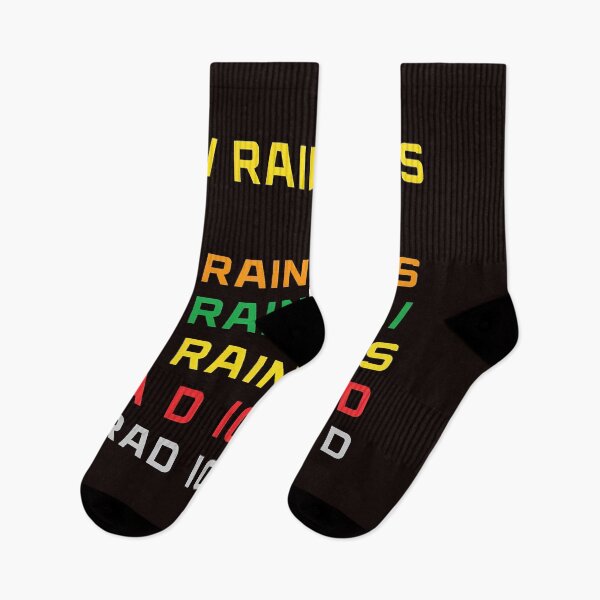 Item preview, IN RAIN BOWS RAD IO HEAD Typography Art designed and sold by MouDesignArt.