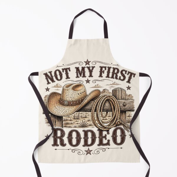 Item preview, Retro Cowboy Hat Not My First Rodeo designed and sold by legendaryskins.