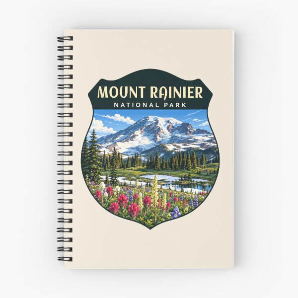 Item preview, Mount Rainier National Park Retro Design designed and sold by Gideon Emmerich.