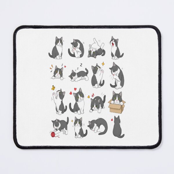 Item preview, Cute Minimalist Cat Pattern Art Adorable Kitty Digital Vector Illustration Playful Cat Silhouette Aesthetic Black Cat Patterns designed and sold by Matt_Smith.
