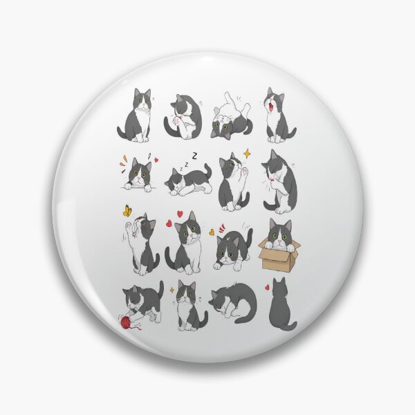 Item preview, Cute Minimalist Cat Pattern Art Adorable Kitty Digital Vector Illustration Playful Cat Silhouette Aesthetic Black Cat Patterns designed and sold by Matt_Smith.
