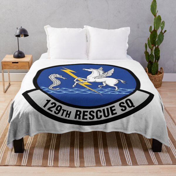 Item preview, USAF 129th Rescue Squadron (129th RQS) Emblem Patch designed and sold by CharlieDesings.