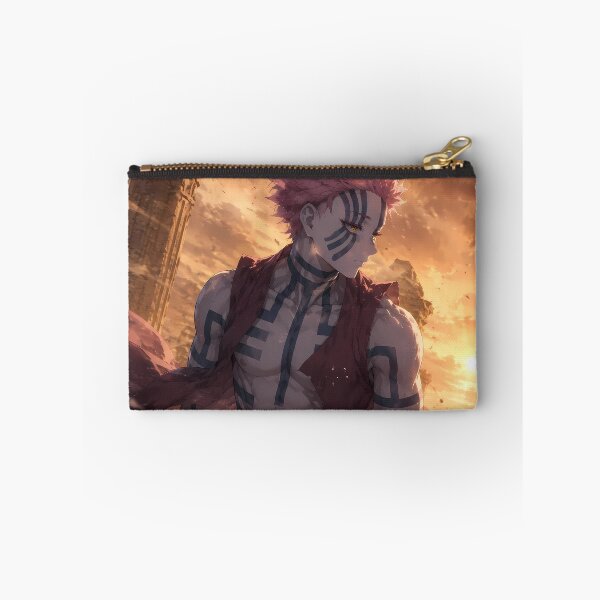 Item preview, Akaza Demon Slayer Ancient Ruins Golden Sunset designed and sold by SolenneAzur.