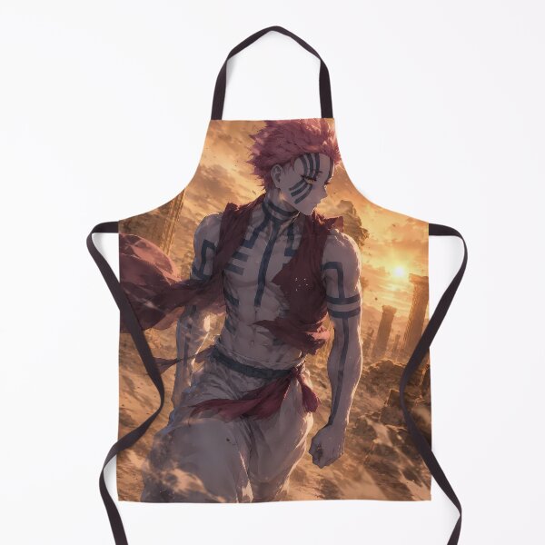 Item preview, Akaza Demon Slayer Ancient Ruins Golden Sunset designed and sold by SolenneAzur.
