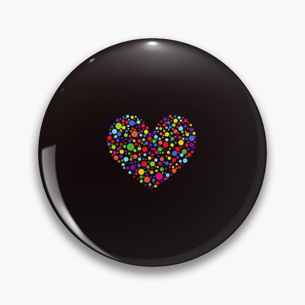 Item preview, Colorful Polka Dot Heart International Dot Day Celebration designed and sold by ImeldaSparks.
