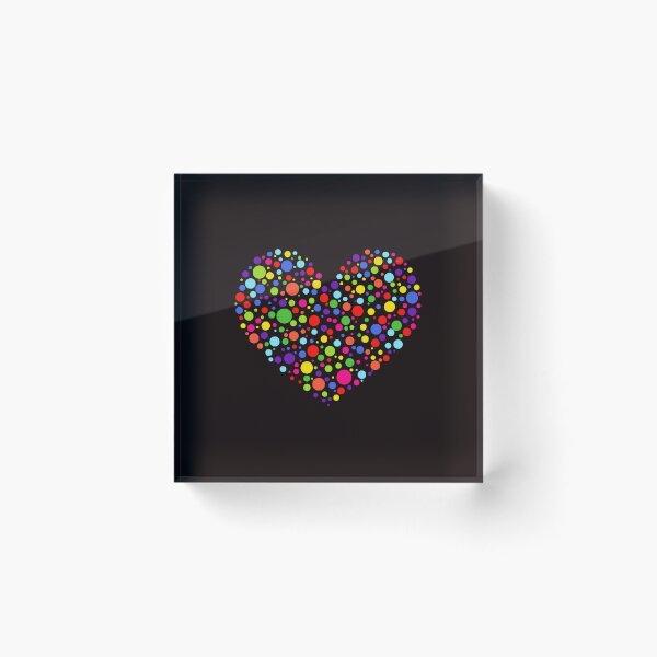 Item preview, Colorful Polka Dot Heart International Dot Day Celebration designed and sold by ImeldaSparks.
