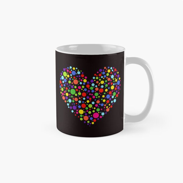 Item preview, Colorful Polka Dot Heart International Dot Day Celebration designed and sold by ImeldaSparks.