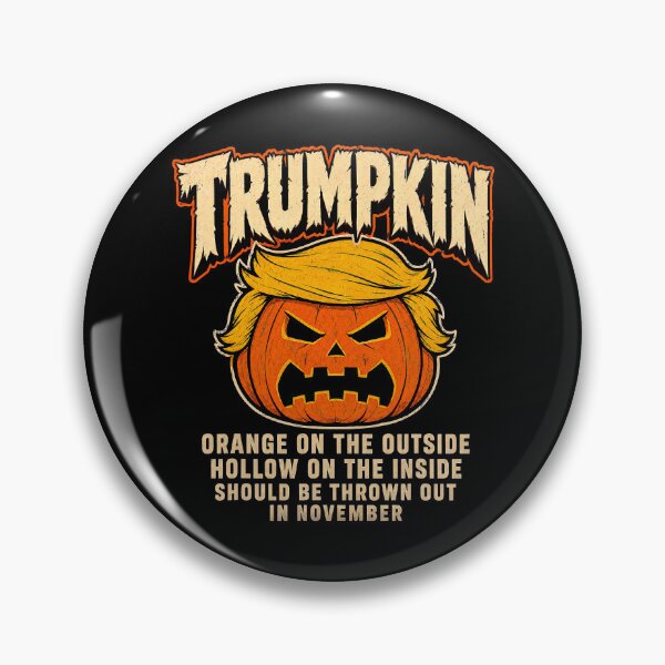 Item preview, Trumpkin Pumpkin Anti-Trump Halloween Political Humor designed and sold by nryum.