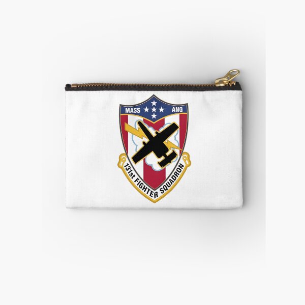 Item preview, USAF 131st Fighter Squadron Mass ANG Emblem Patch    designed and sold by CharlieDesings.