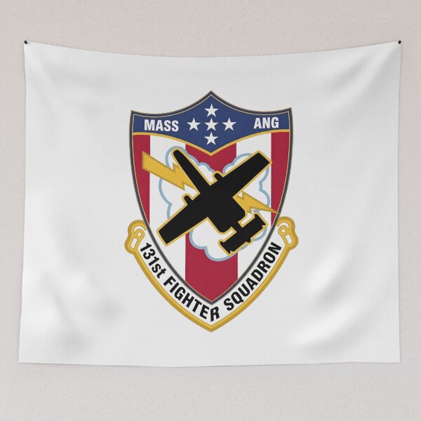 Item preview, USAF 131st Fighter Squadron Mass ANG Emblem Patch    designed and sold by CharlieDesings.