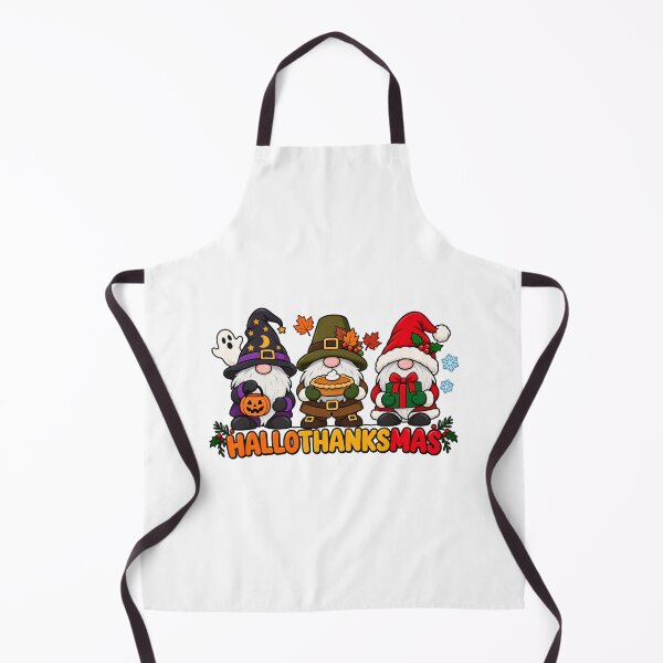 Item preview, Hallothanksmas Gnomes Halloween Thanksgiving Christmas designed and sold by skyartdesign.