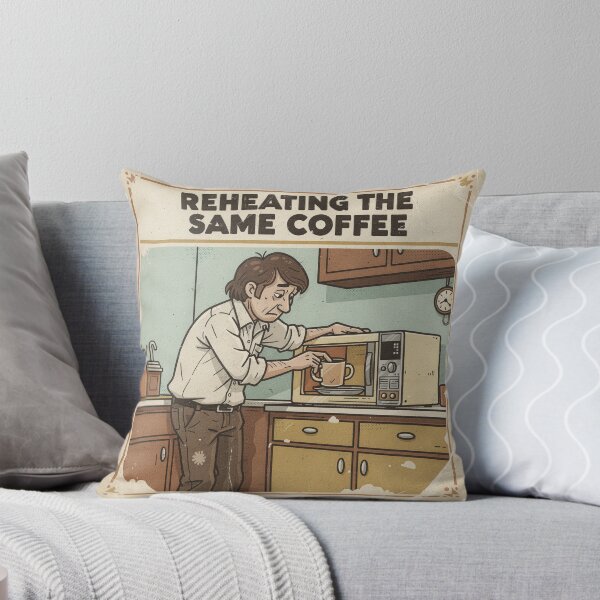 Item preview, Bureau of Reheating the Same Coffee Twice designed and sold by PictorialWhimsy.