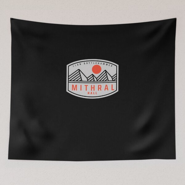 Item preview, Geometric Mountain Peaks Ridge Crimson Sun Shield Badge designed and sold by MirkoBrinkm.