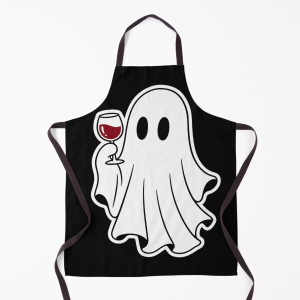 Item preview, Wine Ghost – Cute Halloween Wine Lover Art designed and sold by Stinky Lincy's Apparel Company.