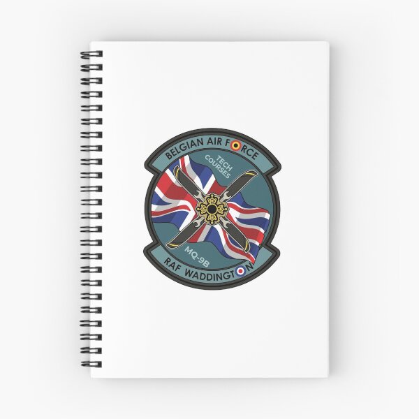 Item preview, Belgian Air Force MQ-9B Tech Courses RAF Waddington Patch designed and sold by CharlieDesings.