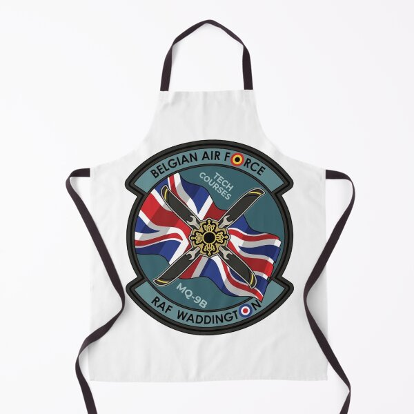 Item preview, Belgian Air Force MQ-9B Tech Courses RAF Waddington Patch designed and sold by CharlieDesings.