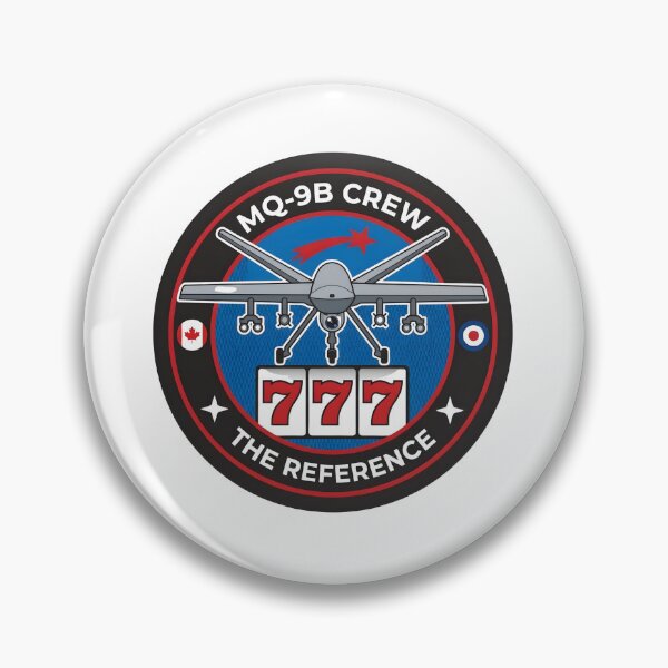 Item preview, MQ-9B SkyGuardian Crew "The Reference 777" Patch designed and sold by CharlieDesings.