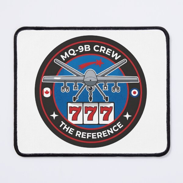 Item preview, MQ-9B SkyGuardian Crew "The Reference 777" Patch designed and sold by CharlieDesings.