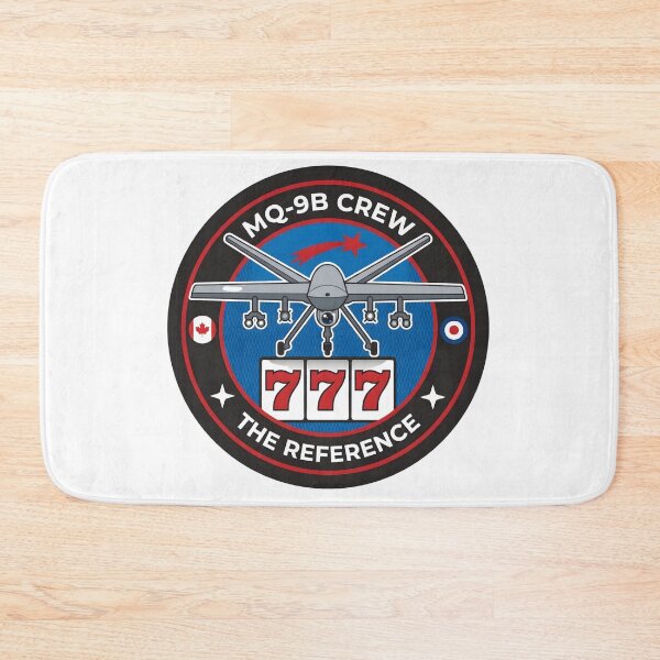 Item preview, MQ-9B SkyGuardian Crew "The Reference 777" Patch designed and sold by CharlieDesings.