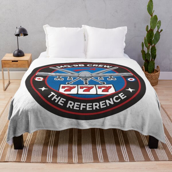Item preview, MQ-9B SkyGuardian Crew "The Reference 777" Patch designed and sold by CharlieDesings.