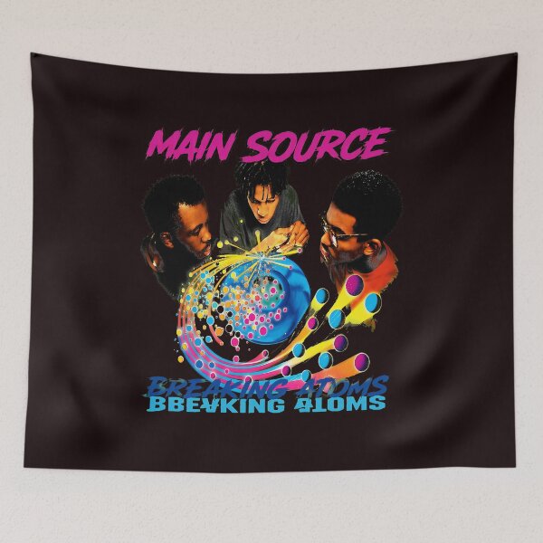 Item preview, Main Source Breaking Atoms Retro Hip Hop designed and sold by hamid-lew-haven.