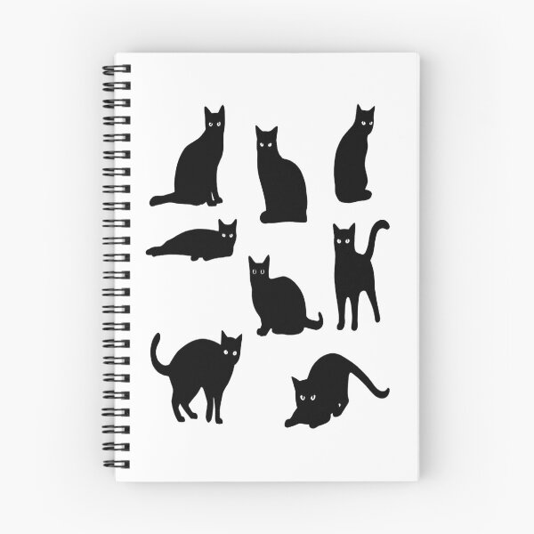 Item preview, Cute Minimalist Cat Pattern Art Adorable Kitty Digital Vector Illustration Playful Cat Silhouette Aesthetic Black Cat Patterns designed and sold by Matt_Smith.