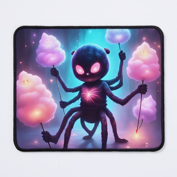 Item preview, Chibi Spider Baby-Cute Toddler Cryptid w/Cotton Candy designed and sold by soin10s-designs.