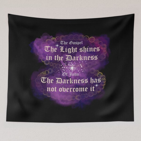 Item preview, The light shines in the darkness designed and sold by neonphoenix1.