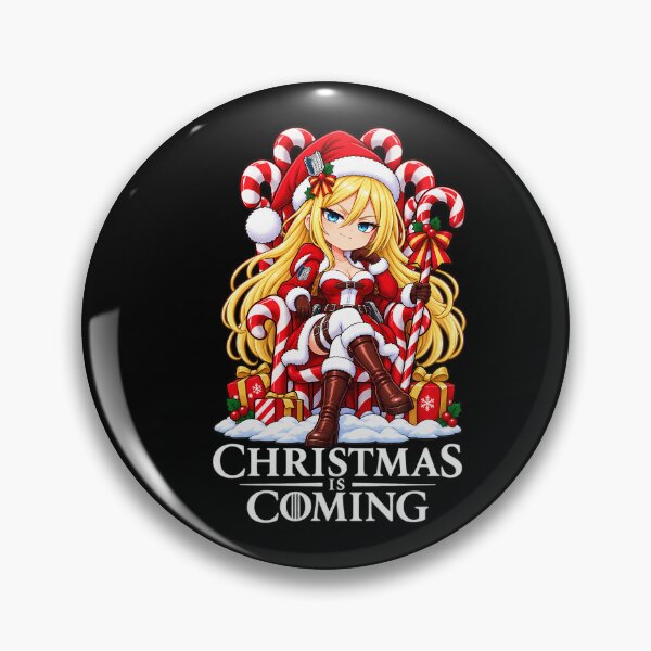 Item preview, Krista Lenz Attack on Titan Christmas Candy Cane Throne designed and sold by SolenneAzur.