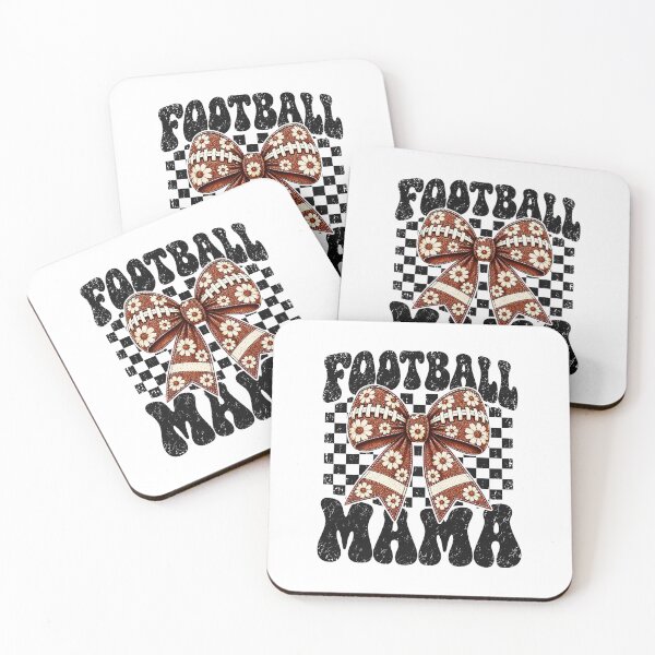 Item preview, Coquette Football Mama Game Day Floral Bow designed and sold by nryum.