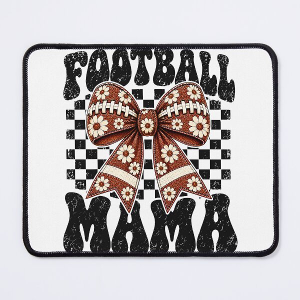 Item preview, Coquette Football Mama Game Day Floral Bow designed and sold by nryum.