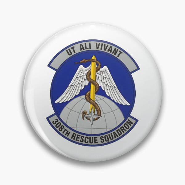 Item preview, USAF 308th Rescue Squadron (308th RQS) Emblem Patch designed and sold by CharlieDesings.