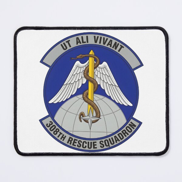 Item preview, USAF 308th Rescue Squadron (308th RQS) Emblem Patch designed and sold by CharlieDesings.