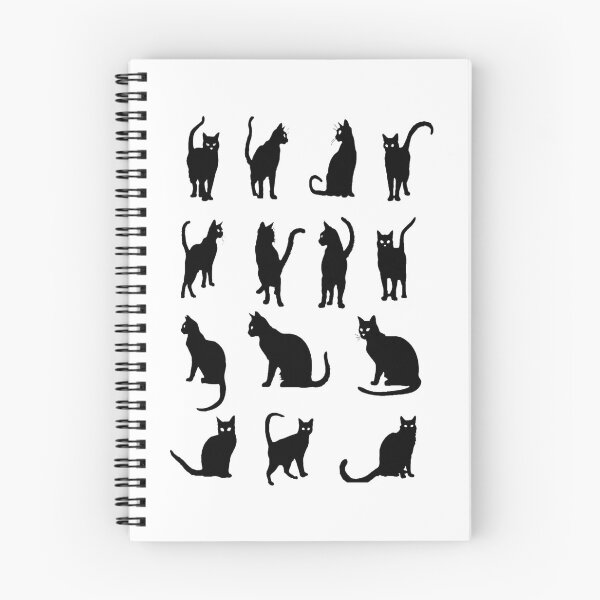 Item preview, Cute Minimalist Cat Pattern Art Adorable Kitty Digital Vector Illustration Playful Cat Silhouette Aesthetic Black Cat Patterns designed and sold by Matt_Smith.