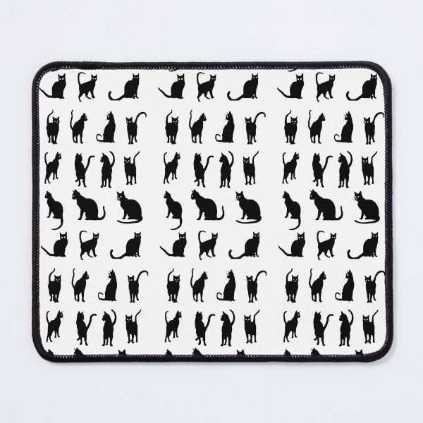 Item preview, Cute Minimalist Cat Pattern Art Adorable Kitty Digital Vector Illustration Playful Cat Silhouette Aesthetic Black Cat Patterns designed and sold by Matt_Smith.