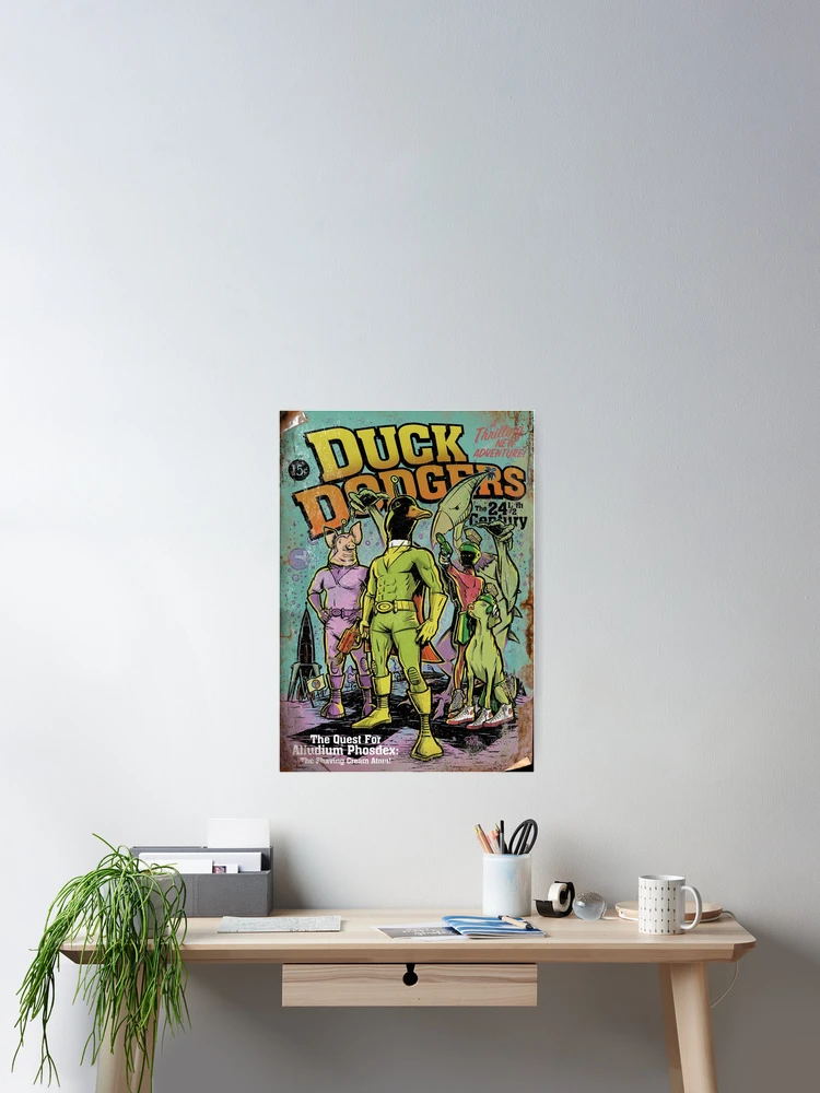 Thumbnail 2 of 3, Poster, Space Duck Pulp designed and sold by Captain RibMan.