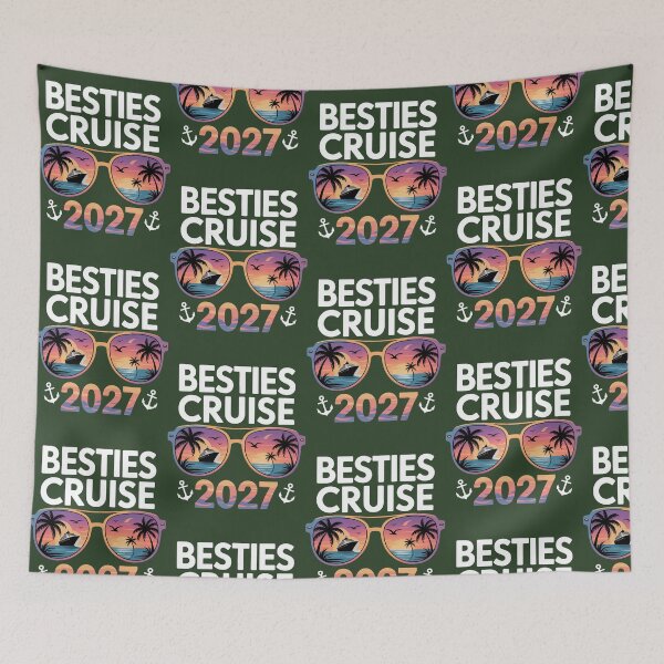 Artikelvorschau, Klassisches T-Shirt für die Besties-Kreuzfahrt 2027 entworfen und verkauft von MeksApparell.